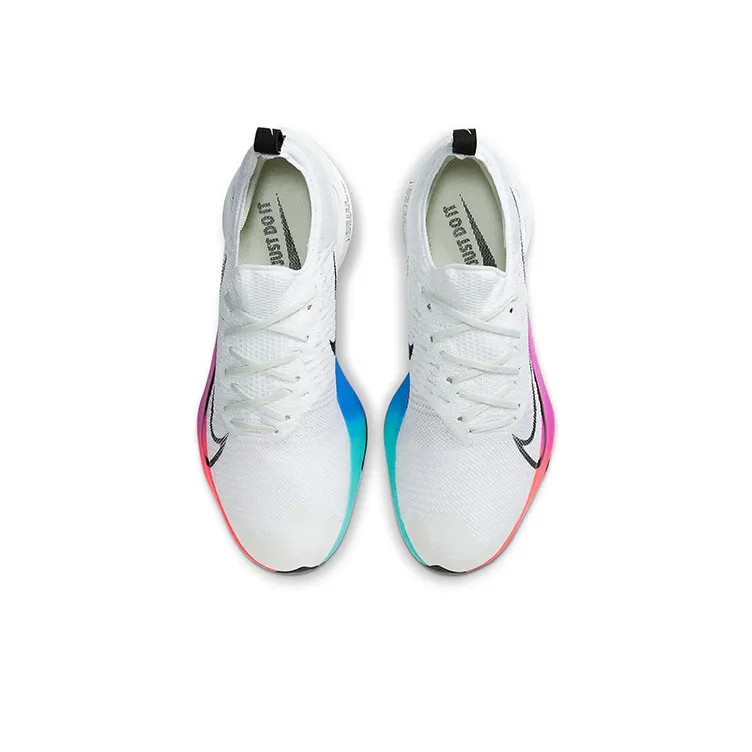 Nike Air Zoom Tempo Next% Flyknit White Hyper Violet Flash Crimson-3