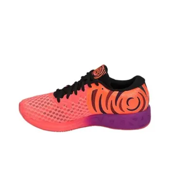 Asics Noosa FF 2 Anti-Slip And Wear-Resistant Breathable Low-Top Running Shoes Women's Orange Purple