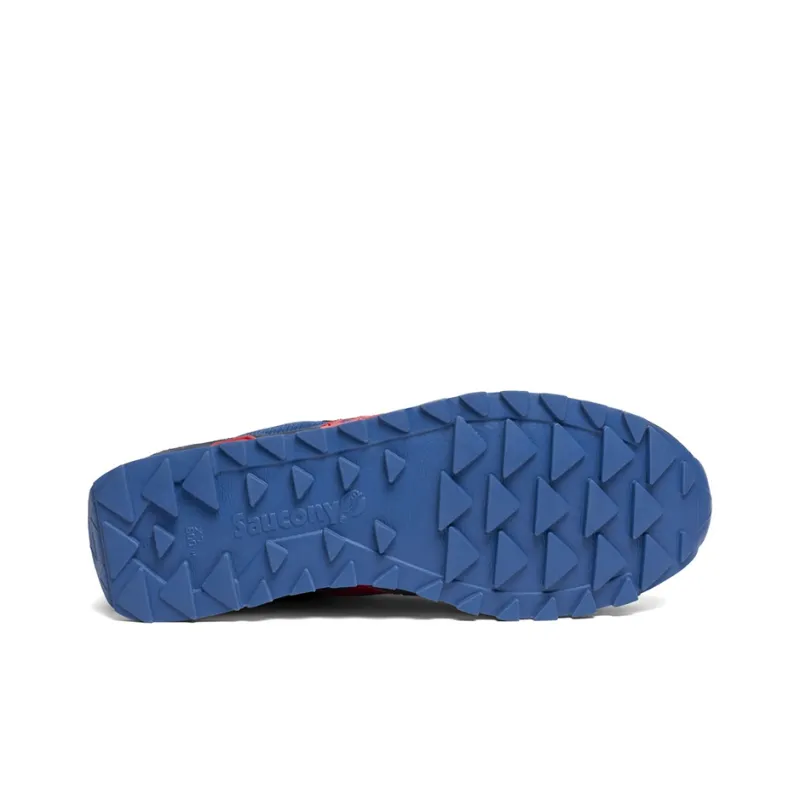 Saucony Shadow Original Non-slip Lightweight Low-Top Running Shoes Men's Dark Blue Red-4