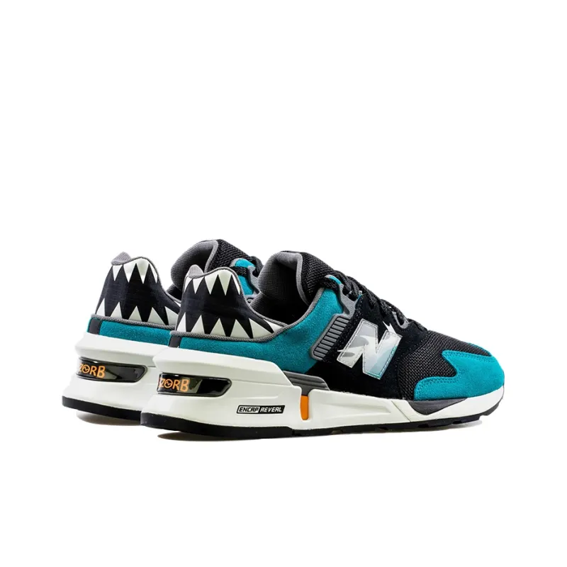 New Balance 997S Shoe Palace Great White Teal Toe-3