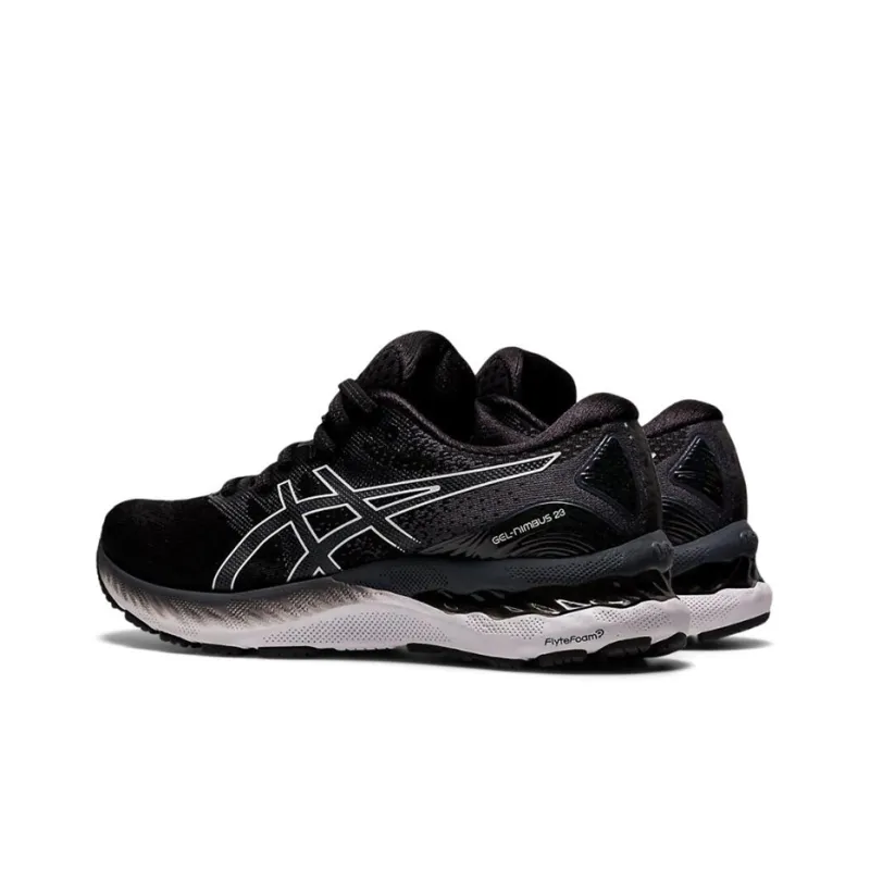 Asics Gel Nimbus 23 'Black White' Women's-3