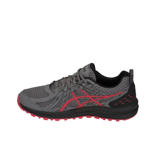 Asics Frequent Running Shoes Men Low-Top Gray/Red