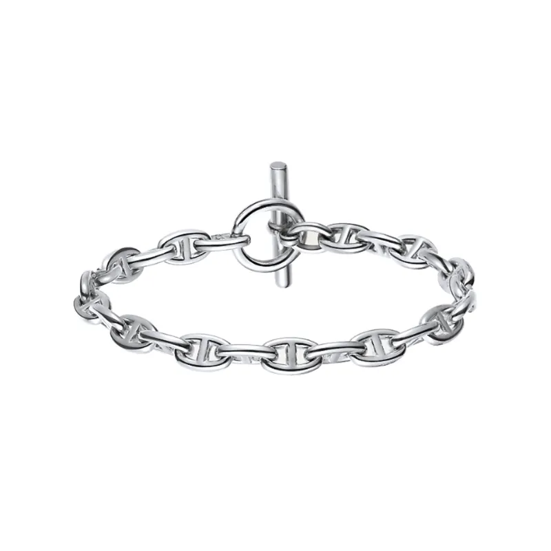 HERMES 925 Sterling Silver Bracelets Women's Silver-0