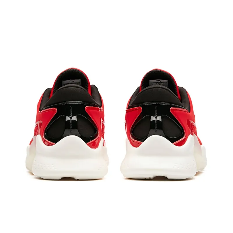 Anta Breathable Lightweight Low-Top Running Shoes Men's Red Black-2