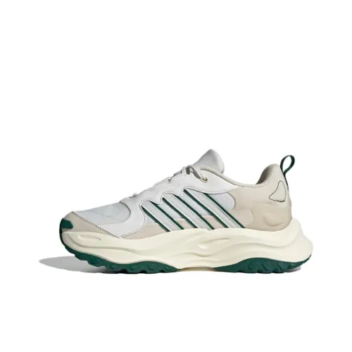 Adidas Maxxwavy Running Shoes Unisex Low-Top Beige/White/Green