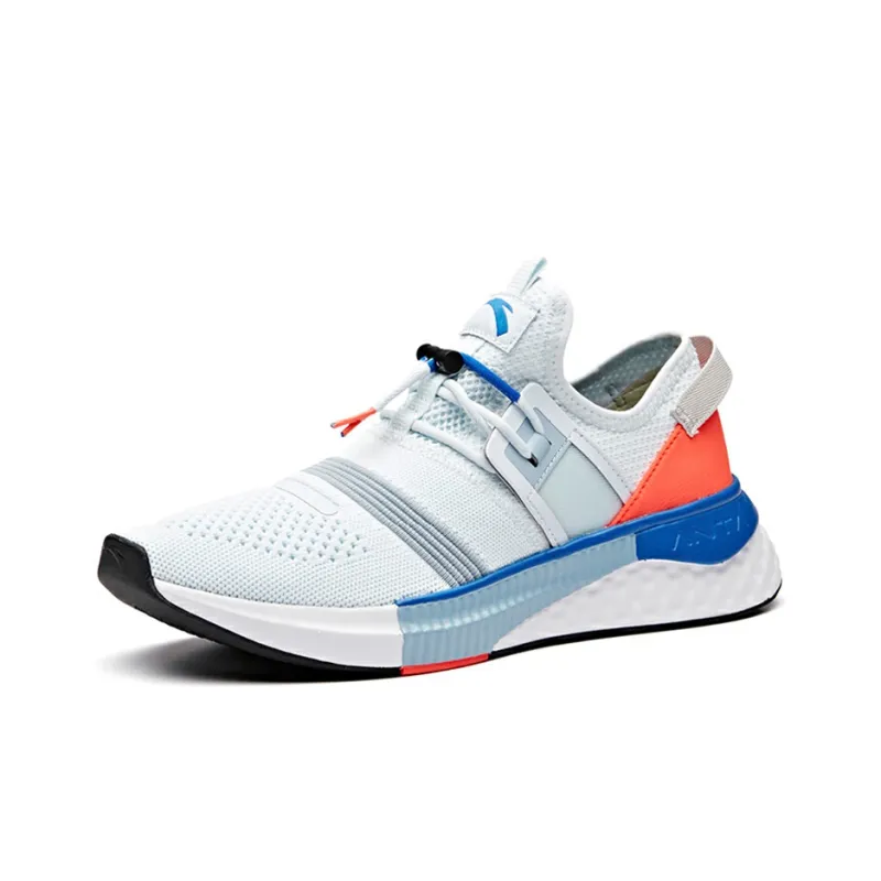 Anta Lightweight Rebound Low Top Running Shoes Men's Light Dusty Gray-2