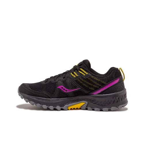 Saucony Excursion Running Shoes Women's Low-Top Black/Yellow