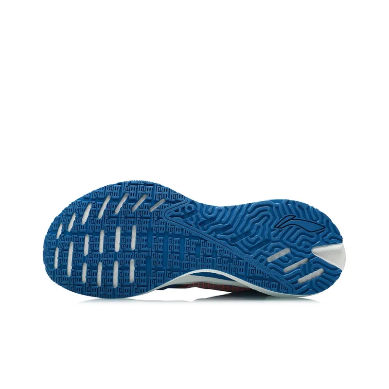 LINING Jueying Essential Running Shoes Men Low Top Blue/Orange-4