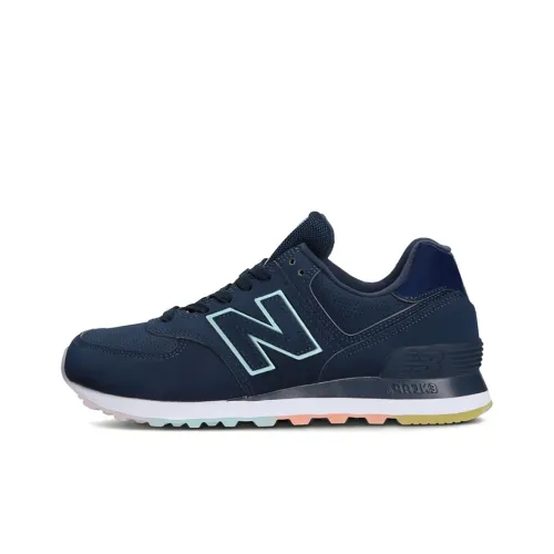 New Balance 574 Outer Glow Natural Indigo Bali Blue Women's