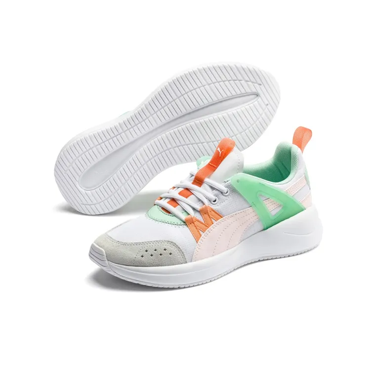 PUMA Nuage Run Cage Grey/Green/Pink Women's-1