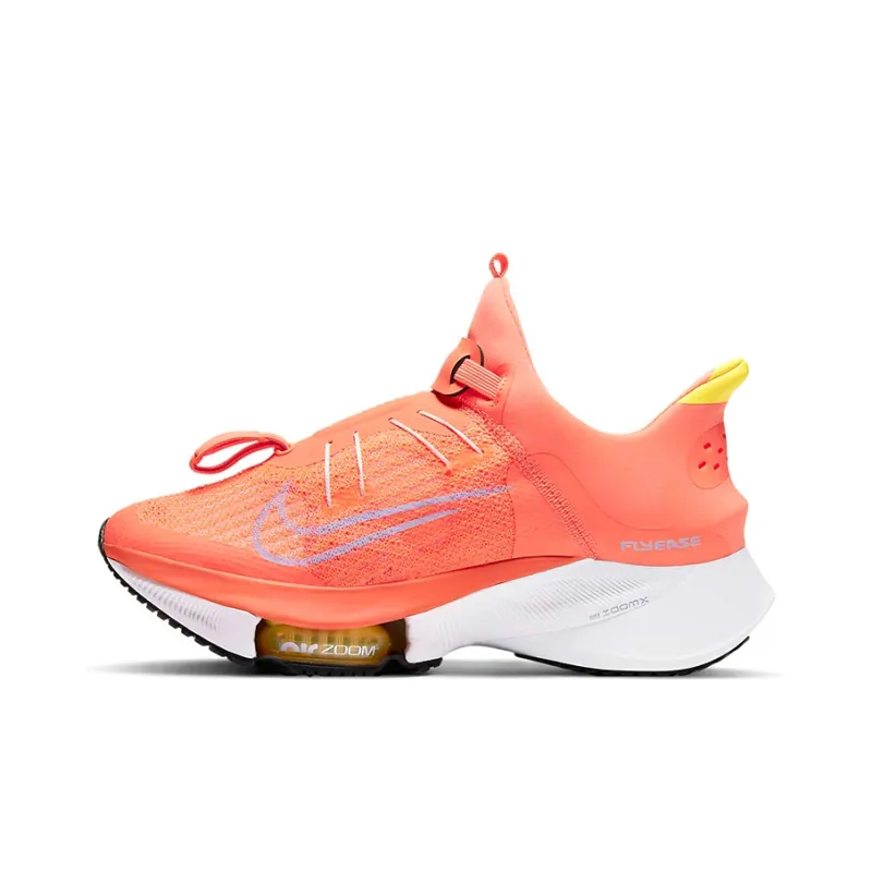 Nike Air Zoom Tempo Next% Cushioning Wear-Resistant Low-Top Running Shoes Women's Orange-0