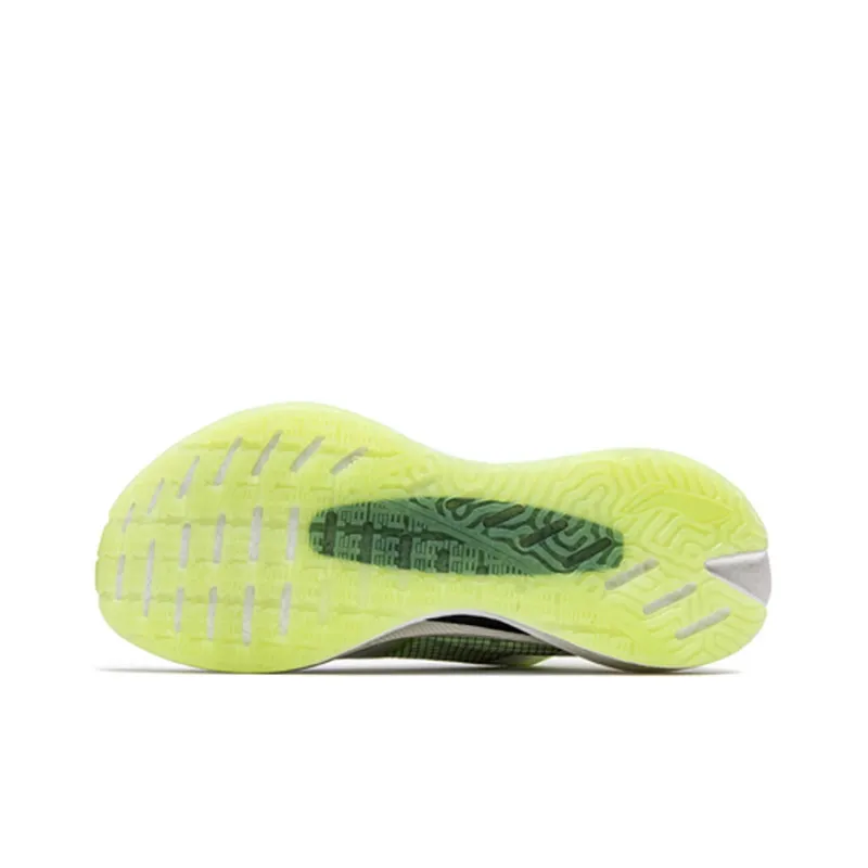 LiNing Jueying Essential Cushioning Rebound Breathable Coverage Lightweight Low Top Running Shoes Women's White Green-4
