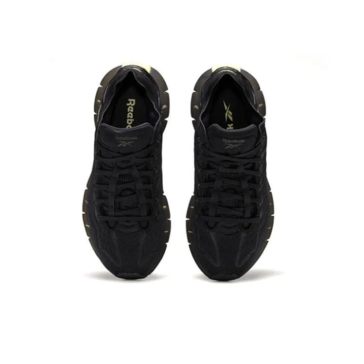 Reebok Zig Kinetica Black Citrus Glow Women's-4
