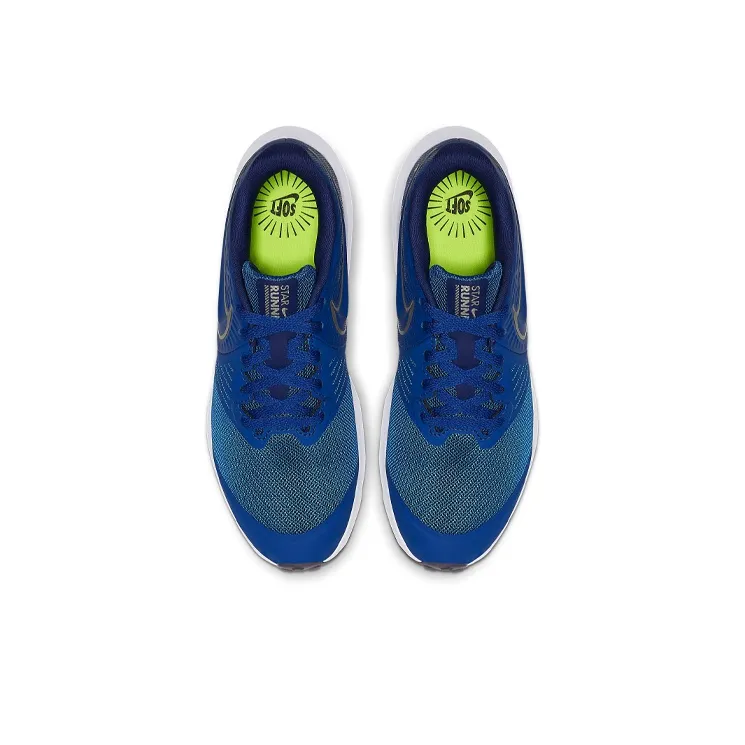 Nike Star Runner 2 GS 'Game Royal Metallic Silver'-3