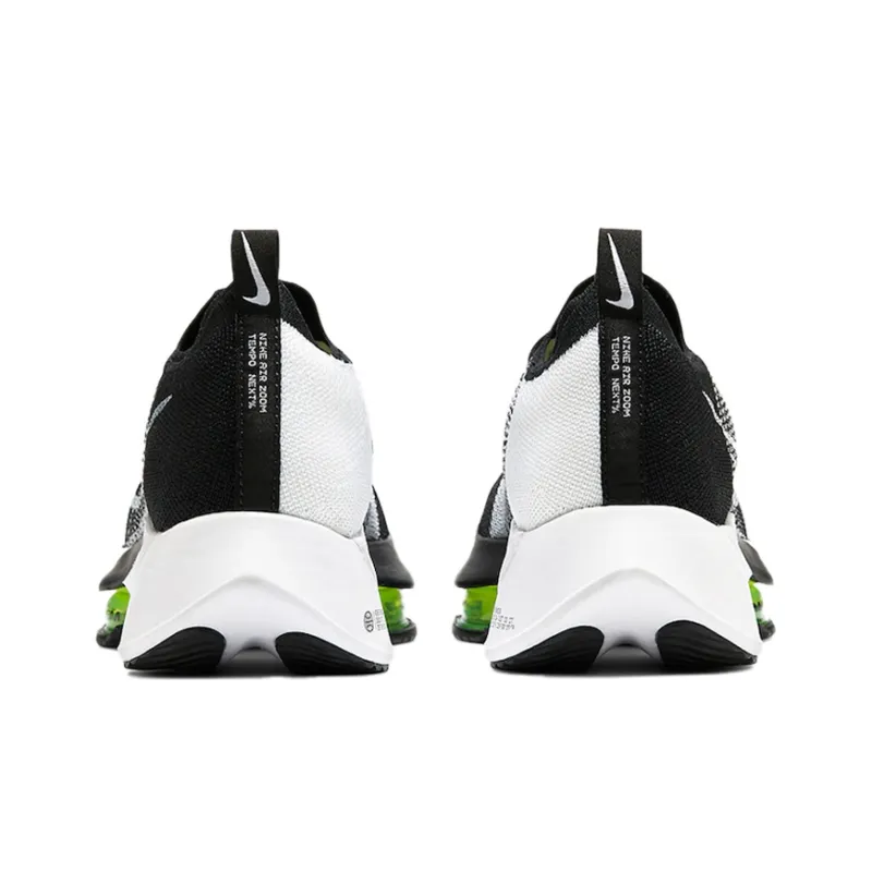 Nike Air Zoom Tempo Next% Flyknit Black White-4