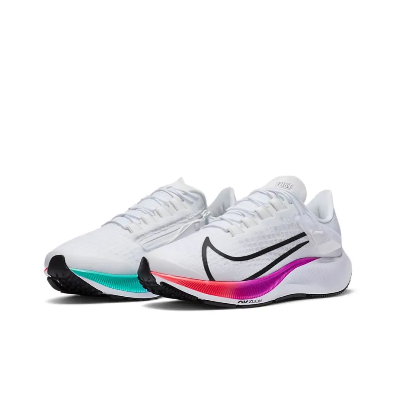Nike Air Zoom Pegasus 37 FlyEase 'Black White Blue' Women's-2