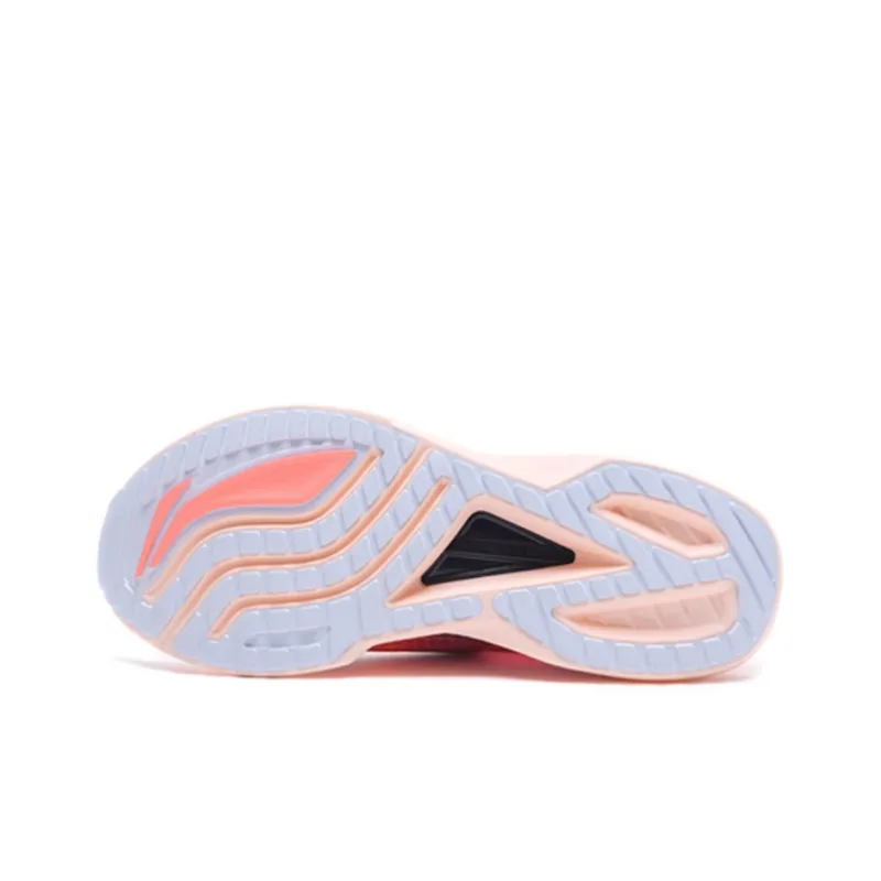 LiNing Super Light 17 Lightweight, Wear resistant, And Non slip Low Top Running Shoes Women's Orange Pink-4