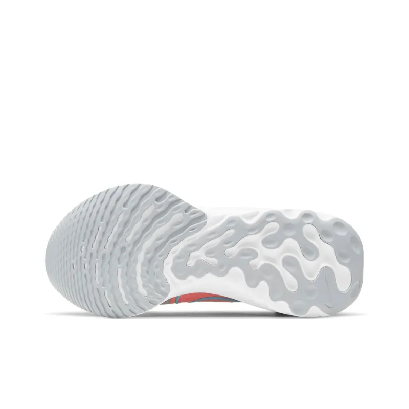 Nike React Infinity Run Flyknit 1 Cushioned Slip-Resistant Low-Top Running Shoes Women's Pink Light Gray-5