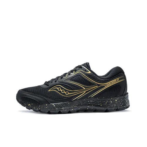 Saucony Cohesion 12 Running Shoes Men Low-Top Black/Gold