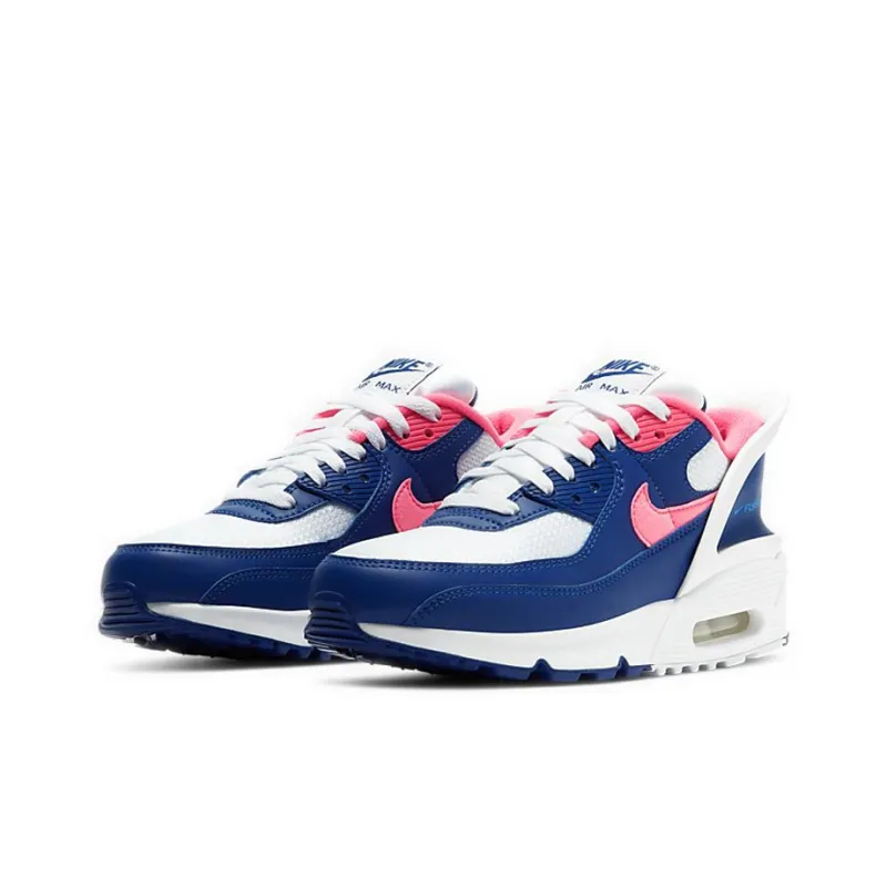 Nike Air Max 90 Flyease Deep Royal Blue Hyper Pink GS-2