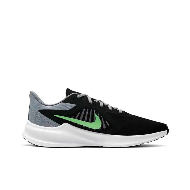 Nike Downshifter 10 Black/Grey/Green-1