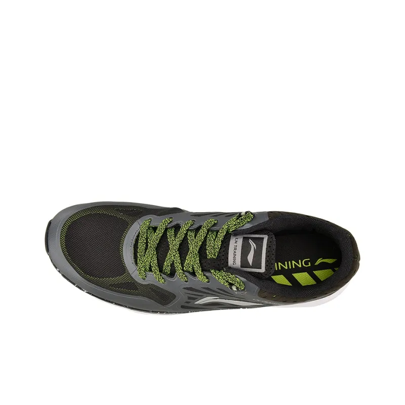 LINING Running Shoes Unisex Low Top Black/Gray-2