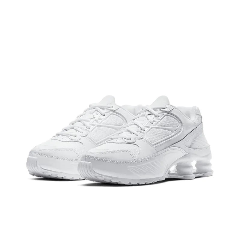 Nike Shox Enigma Triple White Women's-2