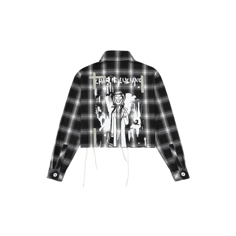 Charlie Luciano Shirt Unisex Black White-2