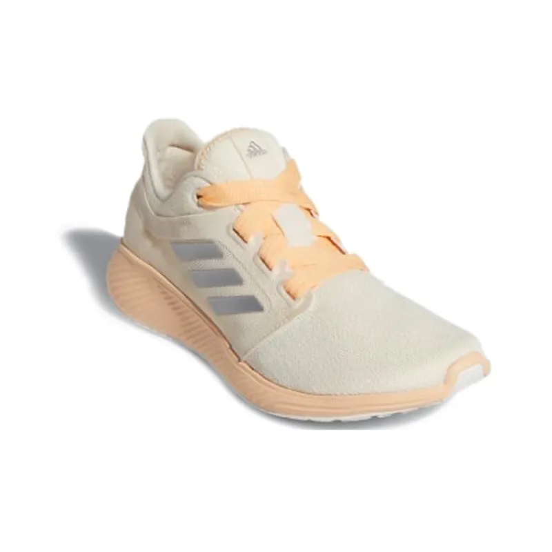 Adidas Edge Lux 3 Cushioning Low-Top Running Shoes Women's White Orange Silver-2