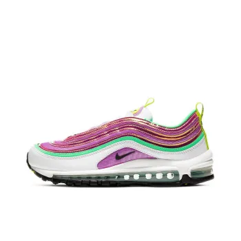Nike Air Max 97 White Electro Green Fuchsia Glow Women's