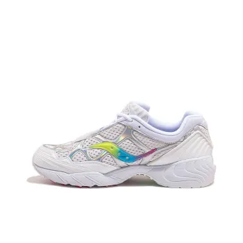saucony Grid Web Iridescent White