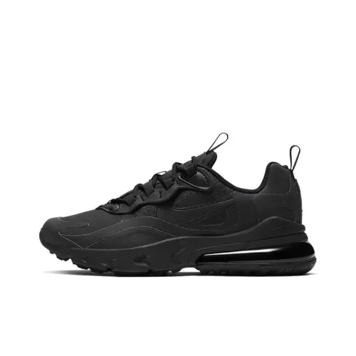 Nike Air Max 270 React Triple Black GS