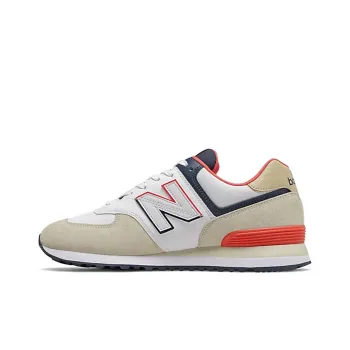 New Balance 574 Bone Toro Red