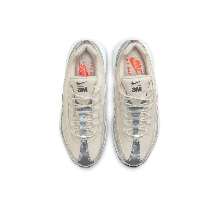 Nike 3M X Nike Air Max 95 'Creamyellow Silver' Women's-3