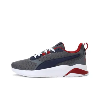 PUMA Anzarun FS Breathable Lightweight And Wear-Resistant Low-Top Running Shoes Unisex Gray White Red