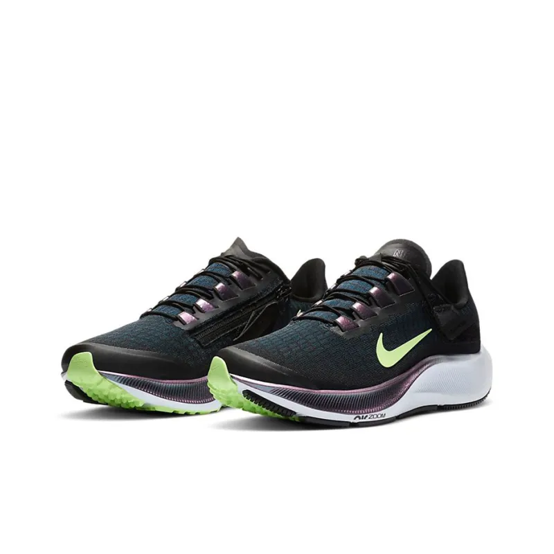 Nike Air Zoom Pegasus 37 Flyease Black Valerian Blue Women's-2