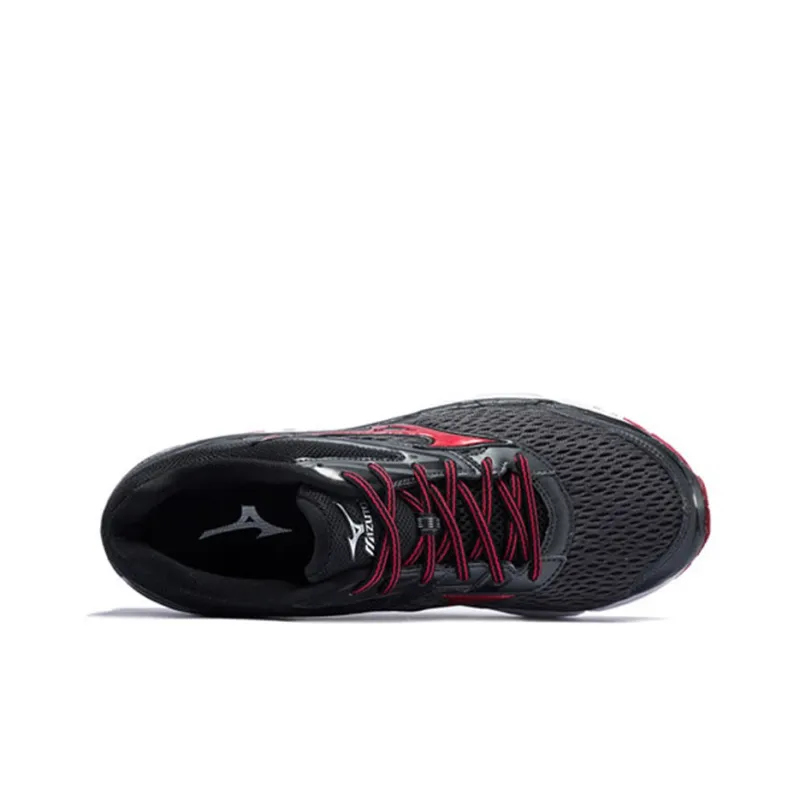 Mizuno Wave Inspire 13 Grey/Black Red-2