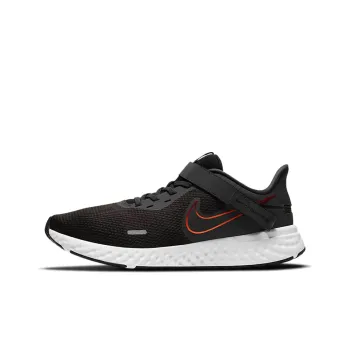 Nike Revolution 5 FlyEase 'Black White Orange'