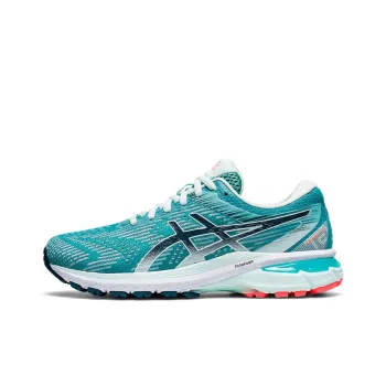 Asics GT-2000 8 Anti-Slip And Wear-Resistant Breathable Low-Top Running Shoes Women's Cyan