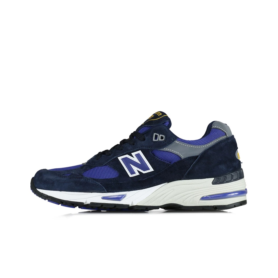 New Balance NB 991 Series Running Shoes Men Low Top Black Blue US M 9