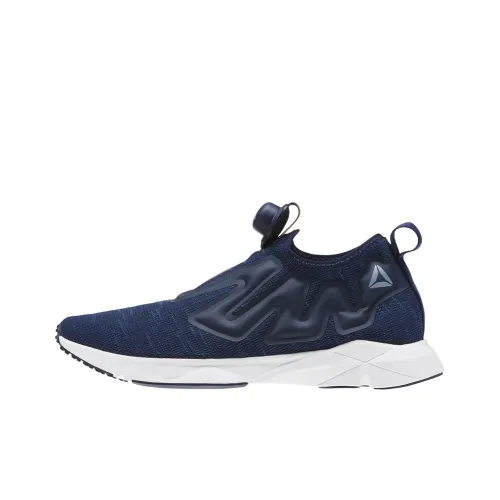 Reebok Pump Supreme Running Shoes Unisex Low-Top Blue/White