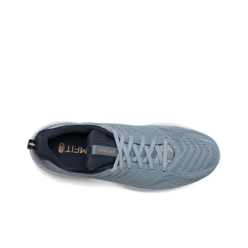 Saucony Slip Resistant Lightweight Cushioning Breathable Low Top Running Shoes Men's Indigo-3