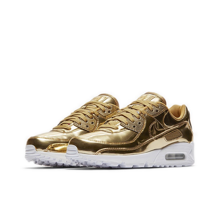 women's air max 90 metallic gold
