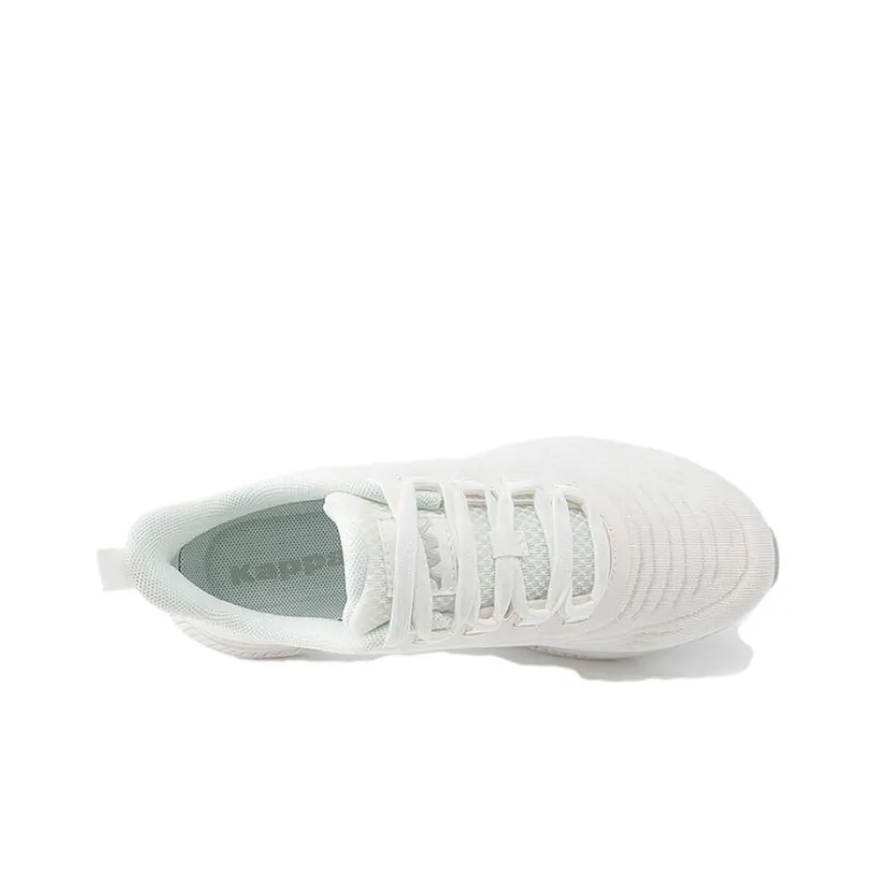 Kappa Anti Slip Wear Resistant Low Top Running Shoes Unisex White-5