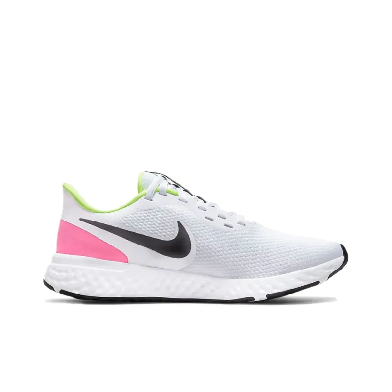 Nike Revolution 5 White/Pink/Green Women's-1