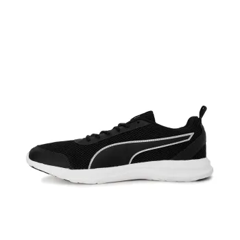 PUMA Sear Idp Cushioned Wear-Resistant Breathable Low-Top Running Shoes Men's Black White
