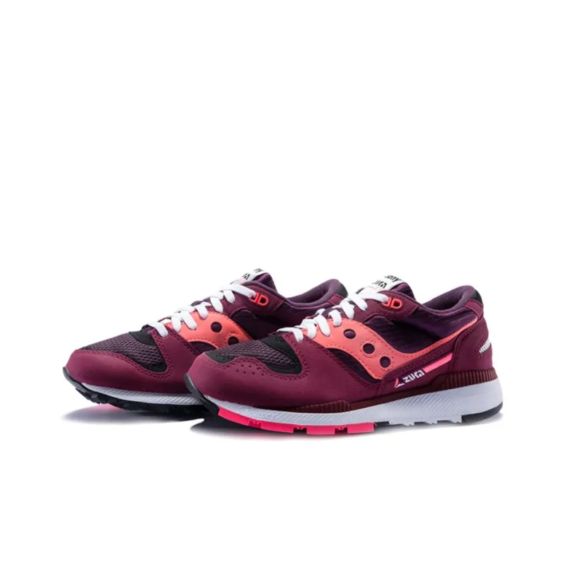 saucony Azura 'Maroon Pink'-2