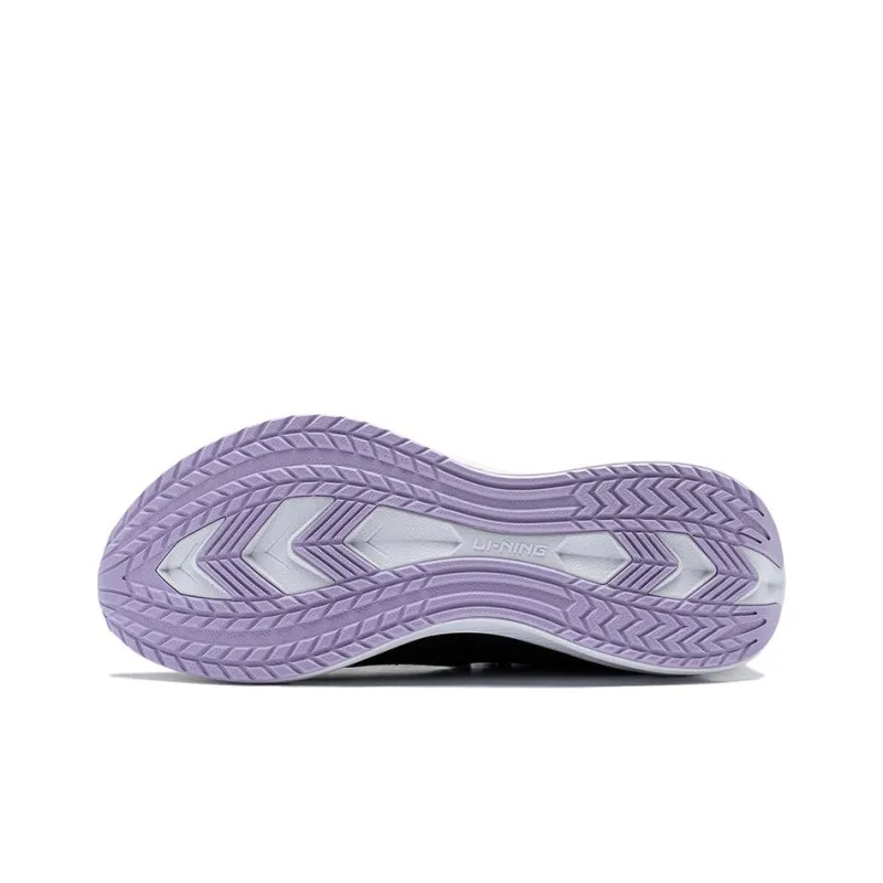 LiNing Wave V2 Cushioning, Slip Resistant, Abrasion Resistant, Rebound Low Top Running Shoes Women's Black-4