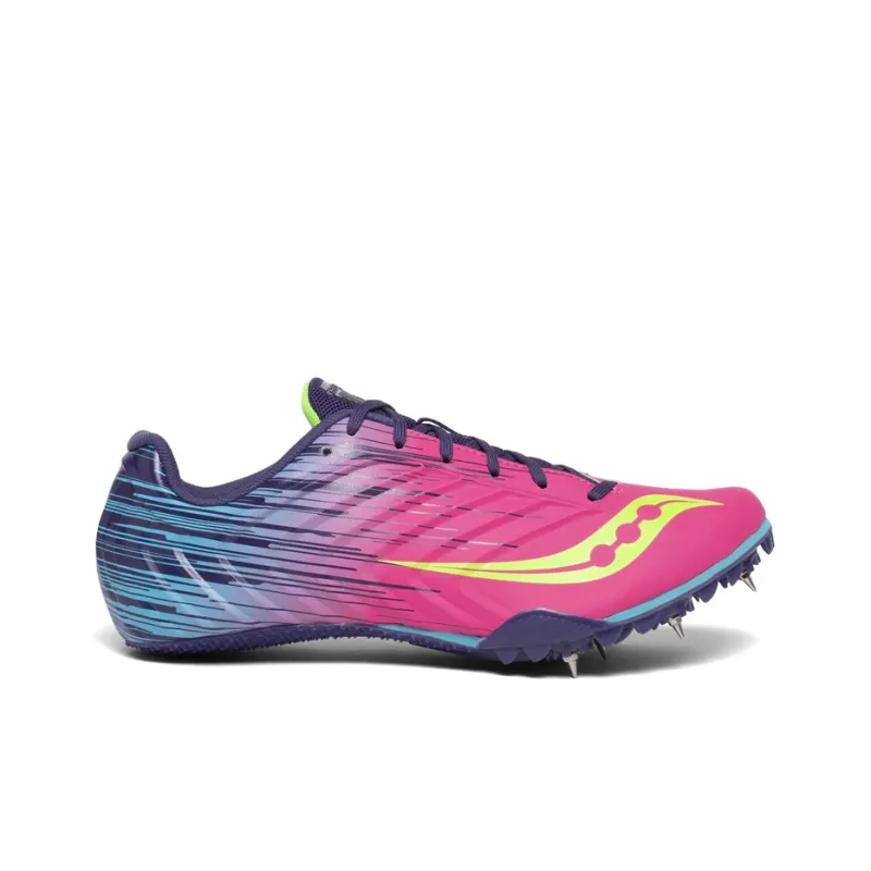 Saucony Spitfire 5 Spitfire 5 Low-Top Running Shoes Women's Pink Purple-1
