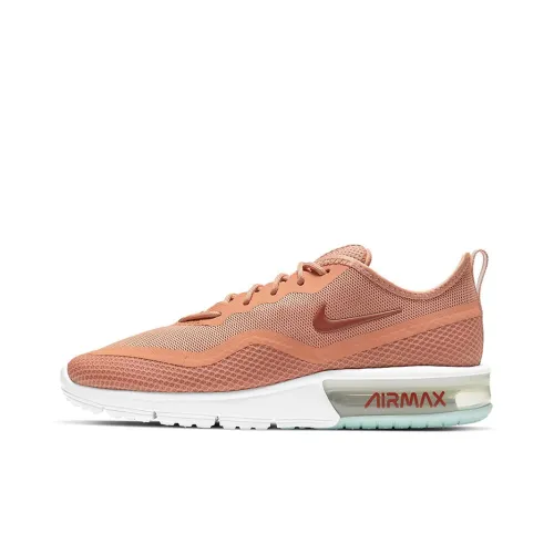 Nike Air Max Sequent Running Shoes Women's Low-Top Rose Gold